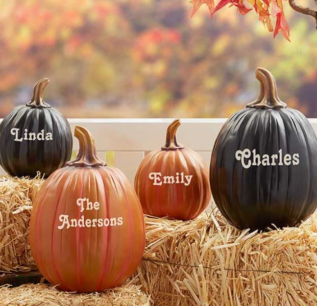 Personalization Mall Our Family Patch Personalized Pumpkins