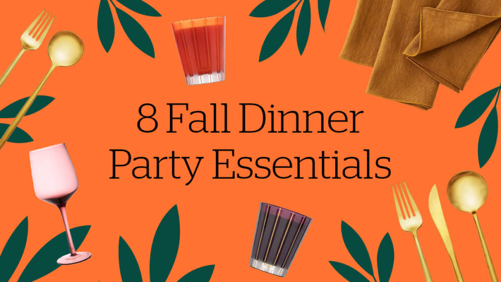 8 Fall Dinner Party Essentials