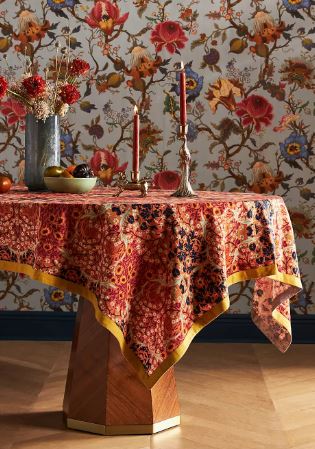 anthropologie fall tablecloth