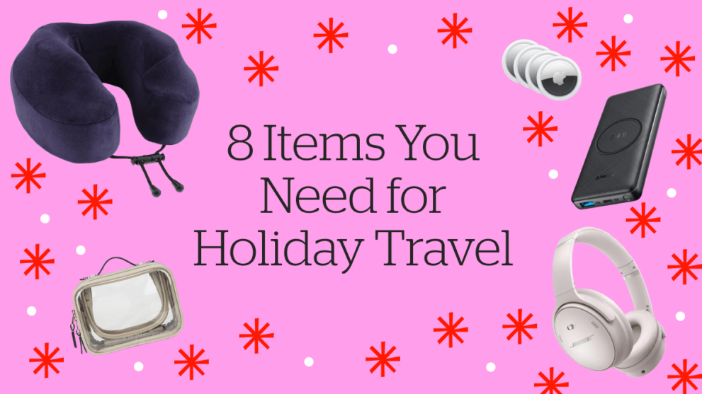 8 Items You Need for Holiday Travel
