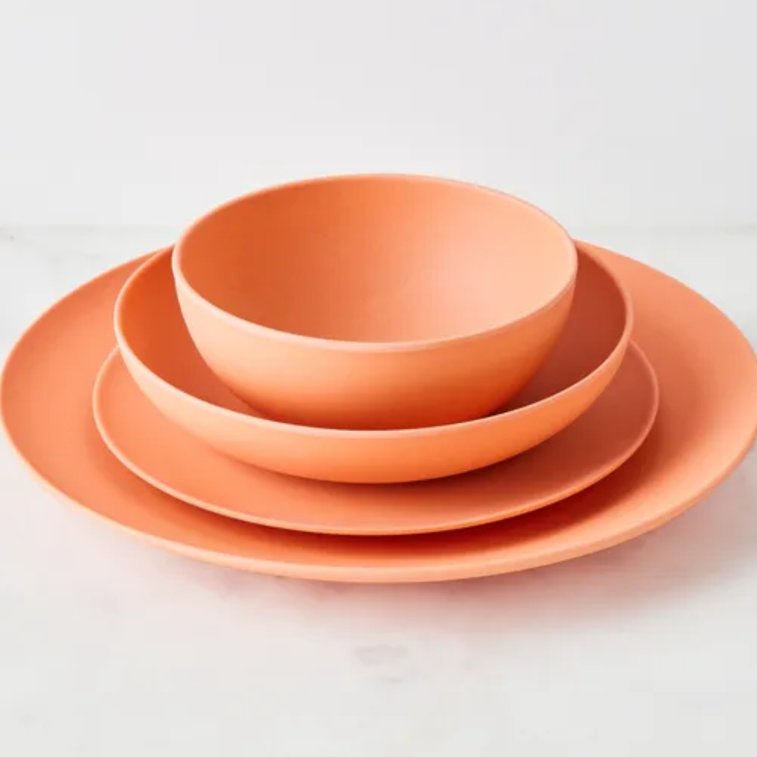 Fable Colorful Bamboo Plates and Dinnerware